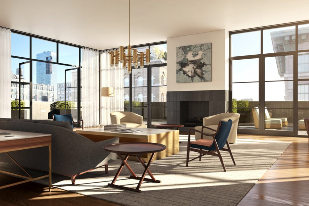 For Alexa Luxe Living - NYC Listings - Sterling Mason Penthouse PHA is a three-bedroom, single-story corner residence distinguished by three exposures and a fully landscaped 3,500-square-foot wraparound terrace.PHB  The Sterling Masonís largest residence ñ itís a 5,600-square-foot six-bedroom duplex with classic Tribeca views to the north and east, and a showplace great room opening onto a wraparound terrace. http://adminsage.com/db/30/assets/unitplans/phc.pdf CREDIT Courtesy of Taconic Investment Partners